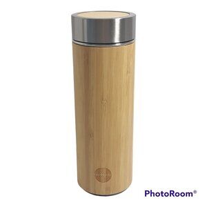 Ecologics Michael Infuser 16oz Tumbler Bamboo Travel Mug Stainless Steel Thermos